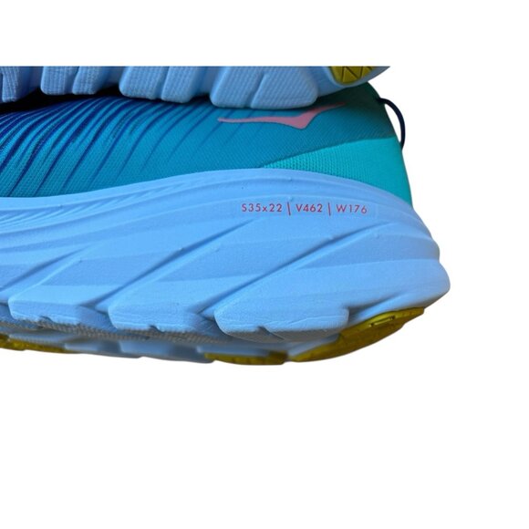Hoka One One Rincon 3 Womens 11 Lightweight Athletic Running Shoes Sneakers Blue - Picture 7 of 9
